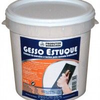 Gesso Estuque Balde 1kg