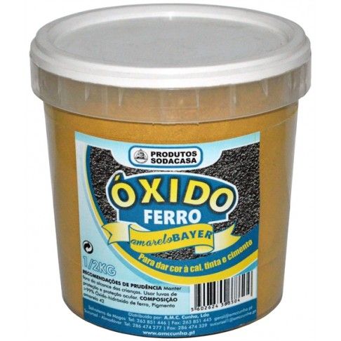 Oxido Ferro Amarelo 0,5kg