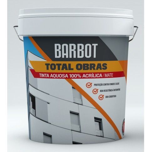 Tinta Total Obras 100% Acrlica Exterior Mate Basep 5l