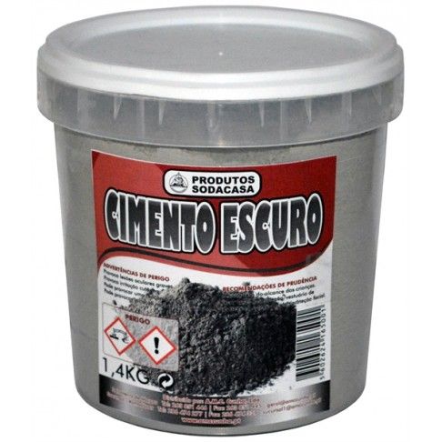 Cimento Escuro Balde 1,4kg