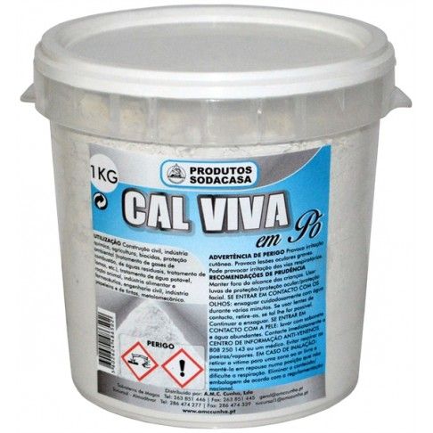 Cal Viva Em P Balde 1kg