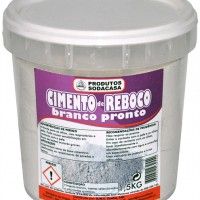 Argamassa Reboco Balde Branco 1,5kg