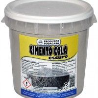 Cimento Cola Escuro Balde 1,8kg