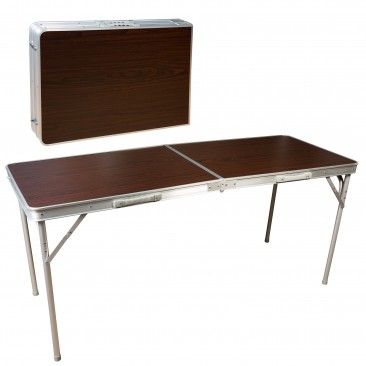 Mesa Dobrvel 160x60cm Castanho