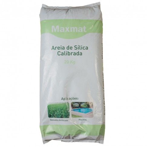 Areia Slica Calibrada 20kg Gr 0.4/0.8mm