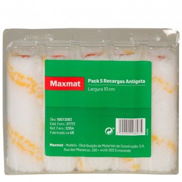 Recarga Maxmat Antigota 10cm 5un