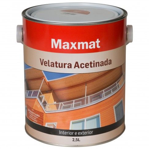 Velatura Maxmat Acetinado Mogno 2,5l