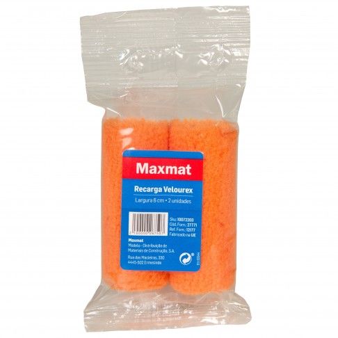 Recarga Maxmat Velourex 6cm 2un