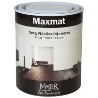 Tinta Master Interior Mate Cinza 1l