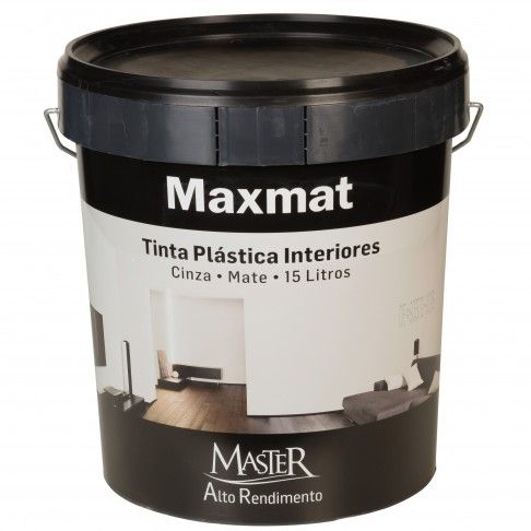 Tinta Master Interior Mate Cinza 15l