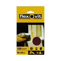 Lixa Velcro Triangular Gro 120 95x145mm 6un