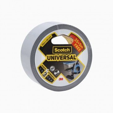 FITA UNIVERSAL 25M+5MX48MM PRETO