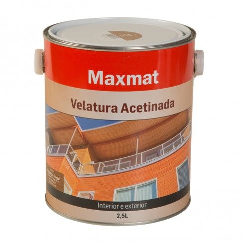 Velatura Maxmat Acetinado Nogueira 2,5l