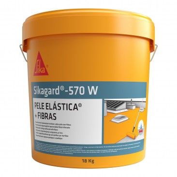 Sikagard 570w Pele Elstica + Fibra Cinza 18kg