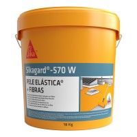 Sikagard 570w Pele Elstica + Fibra Telha 18kg