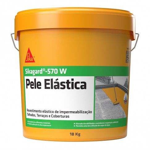 Sikagard 570w Pele Elstica  Branco 18kg