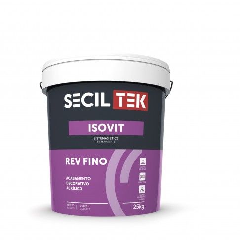 Acabamento Isovit Revestimento Fino Branco 25kg