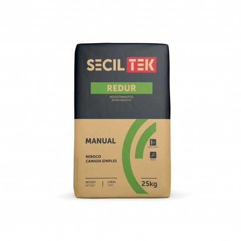 Reboco Redur Manual Cinza 25kg