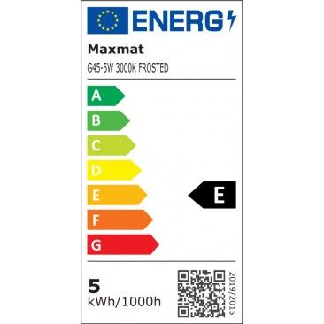 Lmpada Fil Mglob Mat E14 5w 3000k 560lm