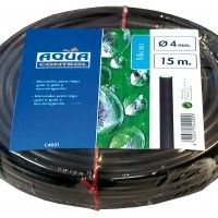 Tubo Micro Rega 4mmx15m Preto