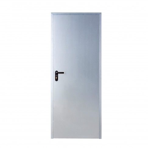 Porta Metlica Galvanizada Direita 80x210cm