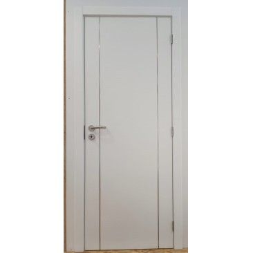 Kit Porta+Aro 200x80cm Branco Olimpo