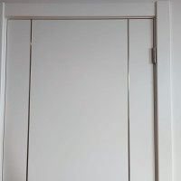 Kit Porta+Aro 200x70cm Branco Olimpo