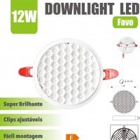 Downlight Led Favo 12cm 12w 1200lm