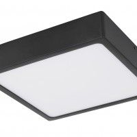 Downlight Preto Sal Quadrado 15w 1350l 4000k