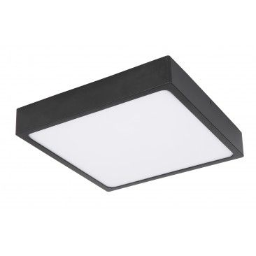 Downlight Preto Sal Quadrado 22w 1980l 4000k