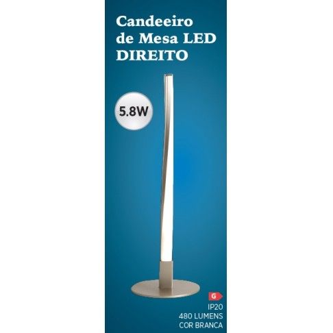 CANDEEIRO MESA LED DIREITO