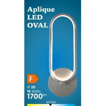 APLIQUE LED OVAL