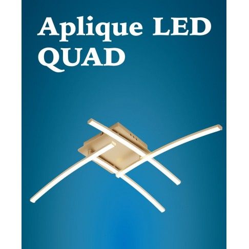 APLIQUE LED QUAD 32W 4000K NIKEL