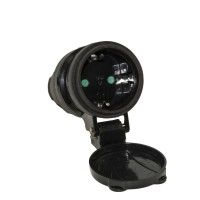 Ficha Shucko Fmea Borr 16a Ip44 Preto