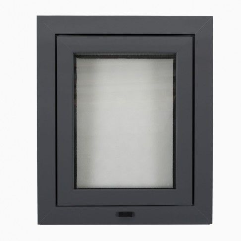 Janela Alumnio Basculante 50x60cm Cinza