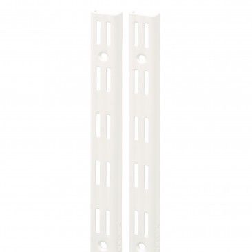 Perfil P/Suporte Duplo 150cm Branco 2un