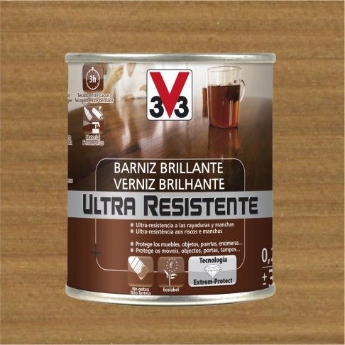 Verniz Ur Interior Aqua Brilhante Carvalho Escuro 250ml