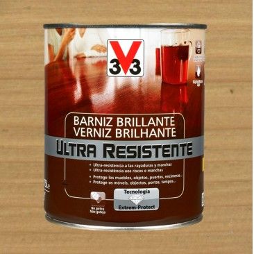 Verniz Ur Interior Aqua Brilhante Carvalho Cl 0,75l