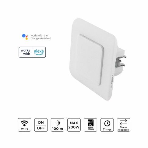 INTERRUPTOR LUZ WIFI+RF DIOCONNECT