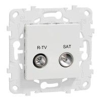 Tomada Tv-R/Satlite nica Branco