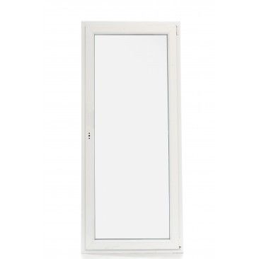 Janela Pvc Branca Vidro 200x88cm Direita