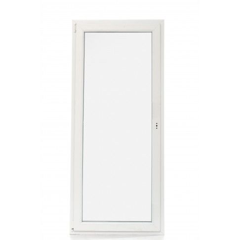 Janela Pvc Branca Vidro 200x88cm Esquerda