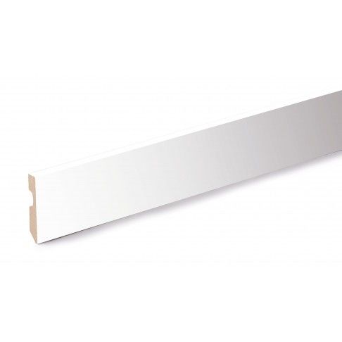 Pack 5un Rodap Mdf Branco Lac 2250x70x14mm