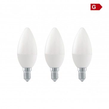 Lmpada Led E14 Vela 4w 4000k 3unidades