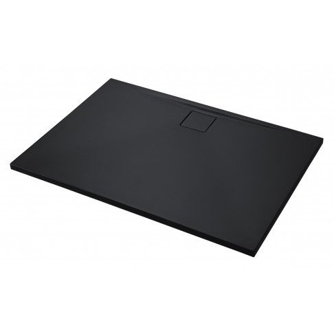 Base Duche Resina 120x80x4cm Preto