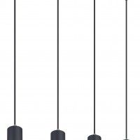 Suspenso Metal Robby 4gu10 35w Preto