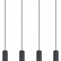 Suspenso Metal Robby 4gu10 35w Preto