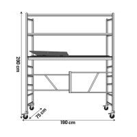 Pack Andaime Alumnio p/Fachada (3.9m fachada)