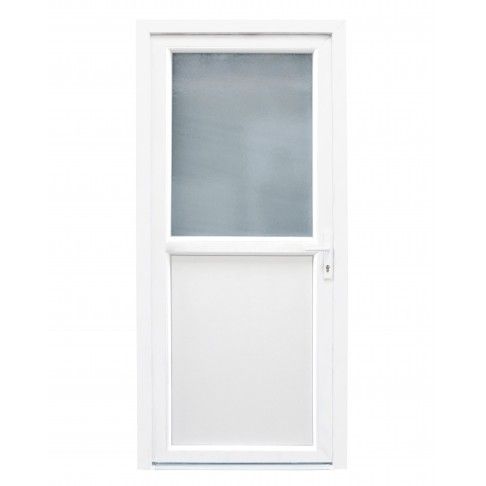 Porta Exterior Vidro Pvc 208x98cm Direita