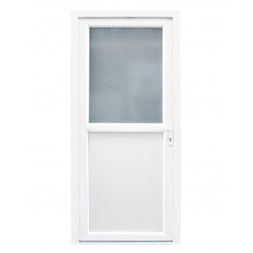 Porta Exterior Vidro Pvc 208x98cm Direita